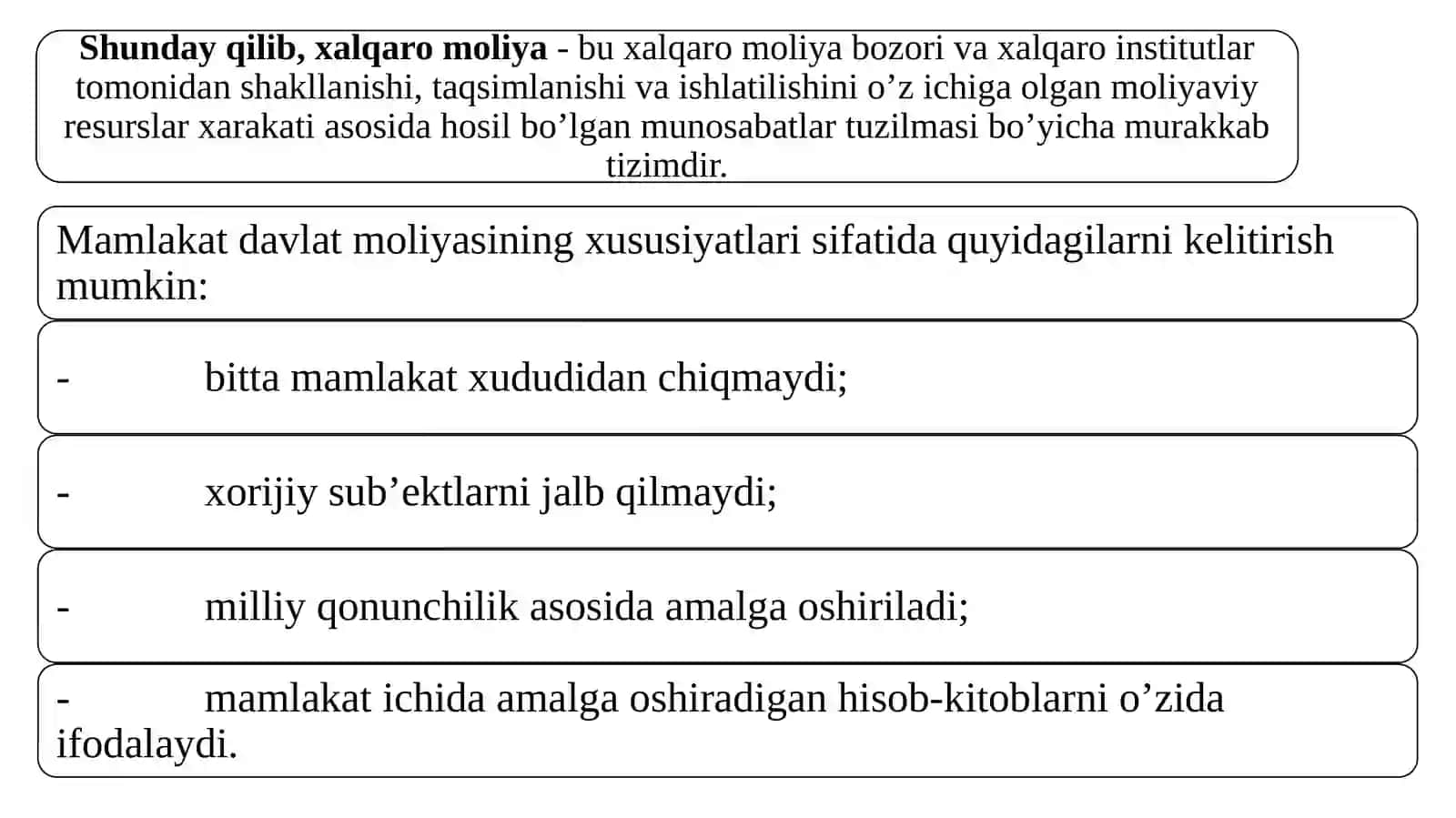 Xalqaro moliya munosabatlari 4