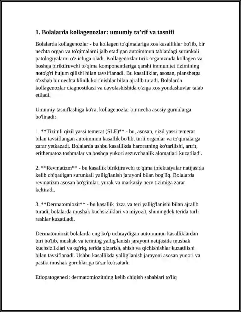 Bolalarda Kollagenozlar 4