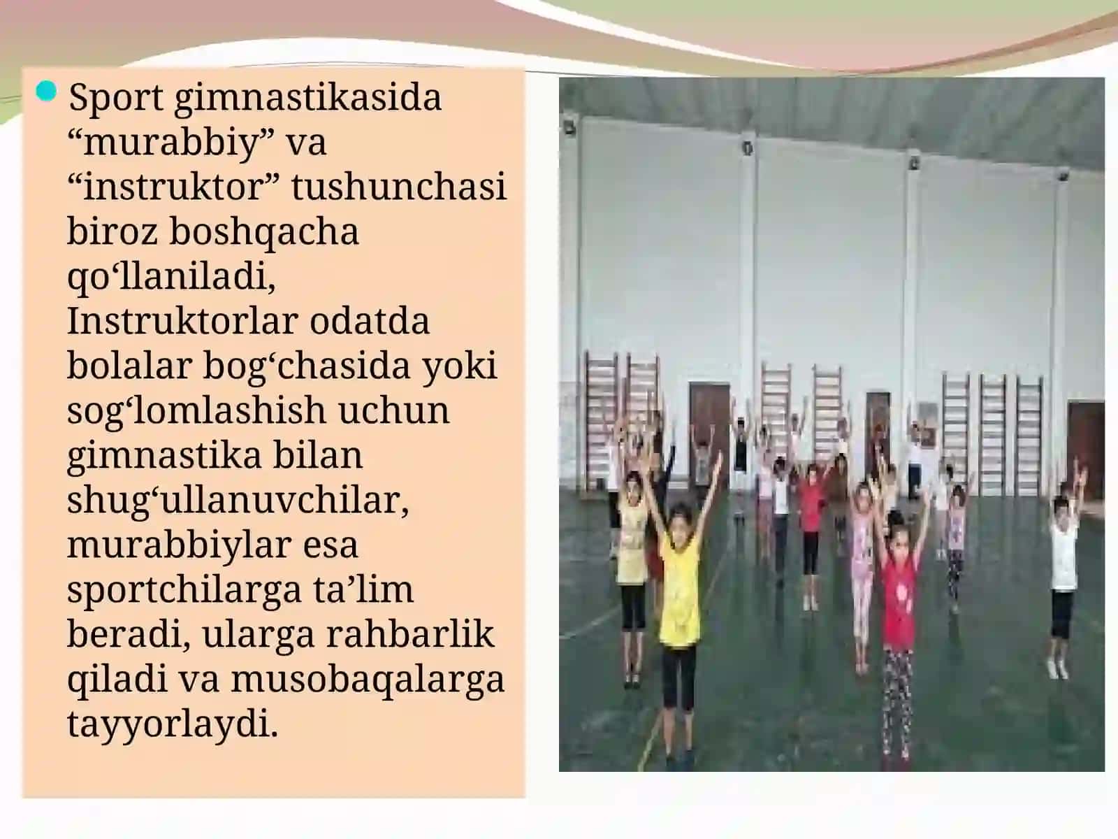 Boshlang’ich ta’limda (1va 4- siniflar) gimnastika mashg’ulotining konspektini tuzish 4