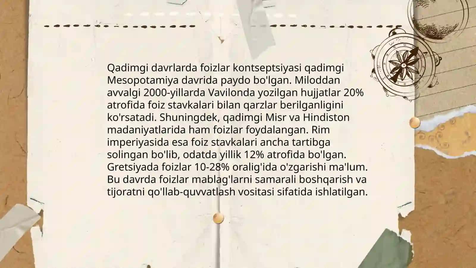 Foiz stavkalari tarixi 4