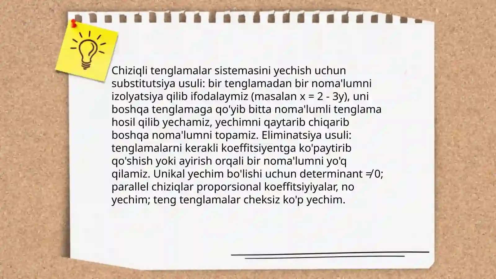 Tenglamalar va tengsizliklar mavzusi 4