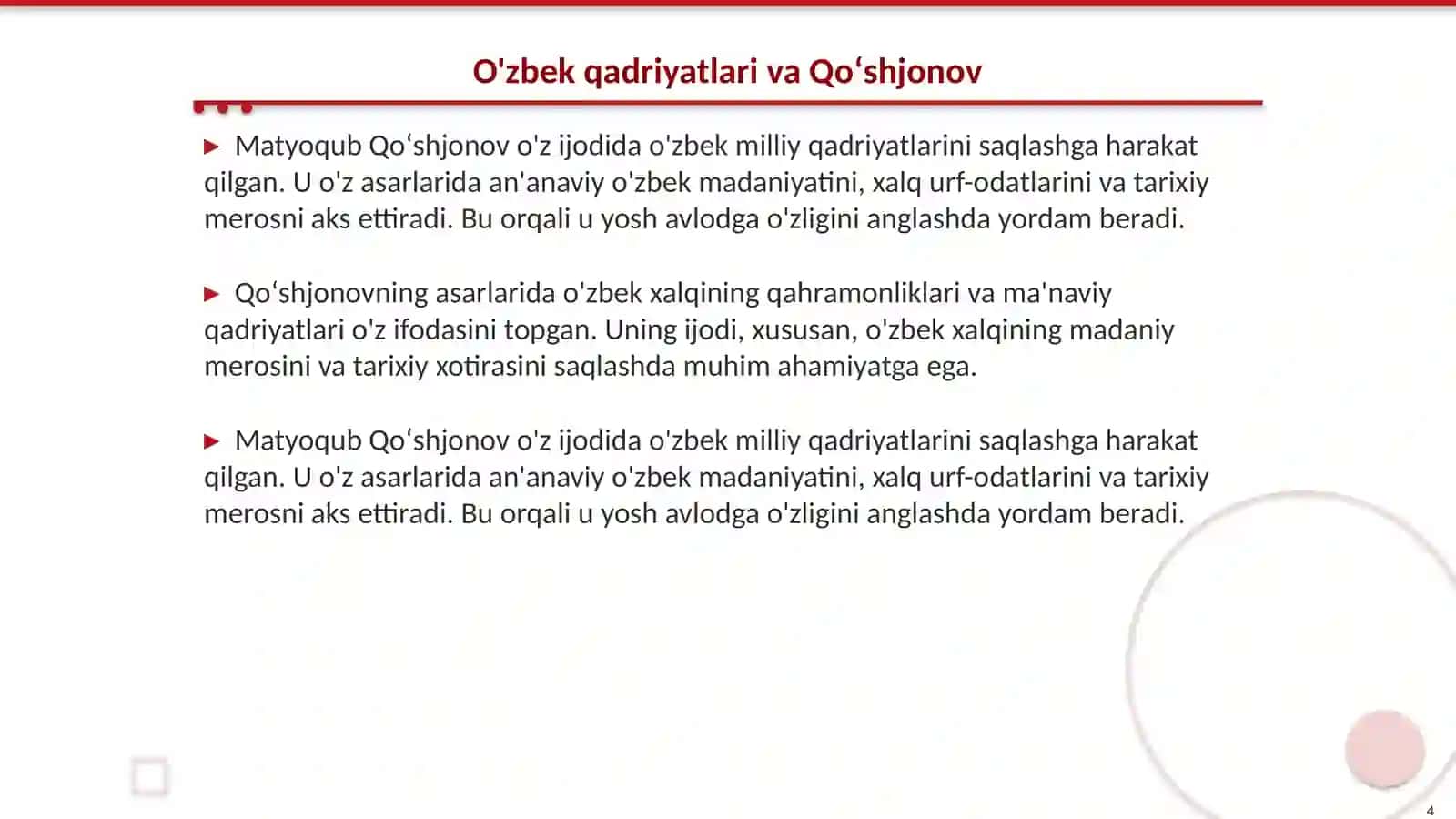 Matyoqub Qoʻshjonov oʻzbekning oʻzligi 4