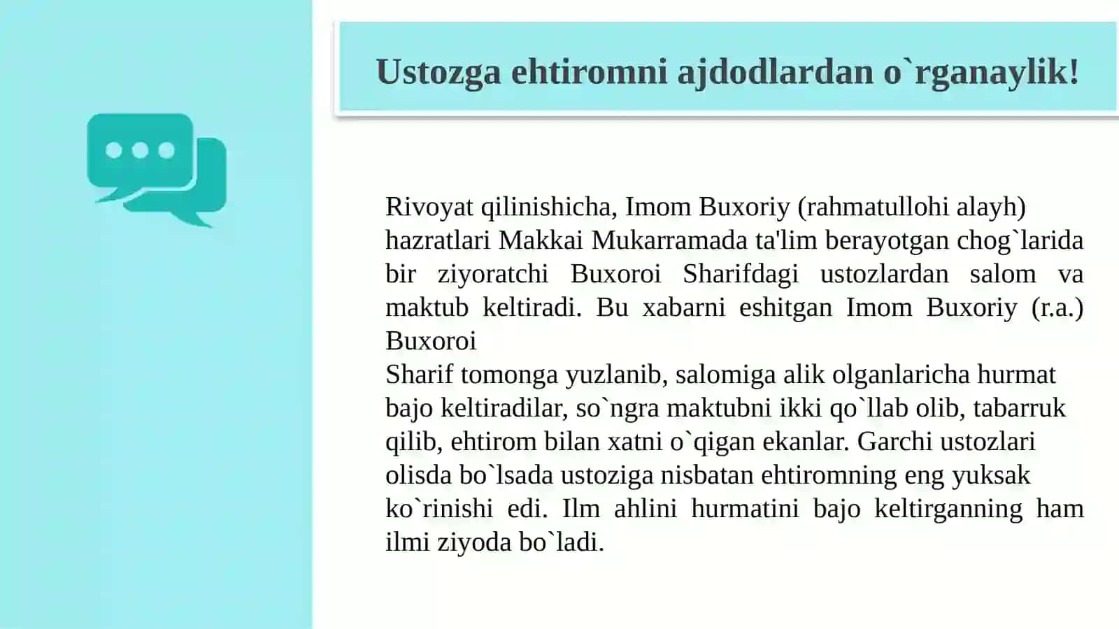 PPT Arab tili o'qituvchisi qanday bo'lishi kerak? 4