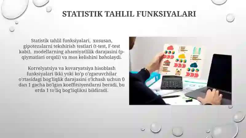 Ekonometrik modellashtirishda qo‘llaniladigan amaliy dasturlar xususiyatlari 4
