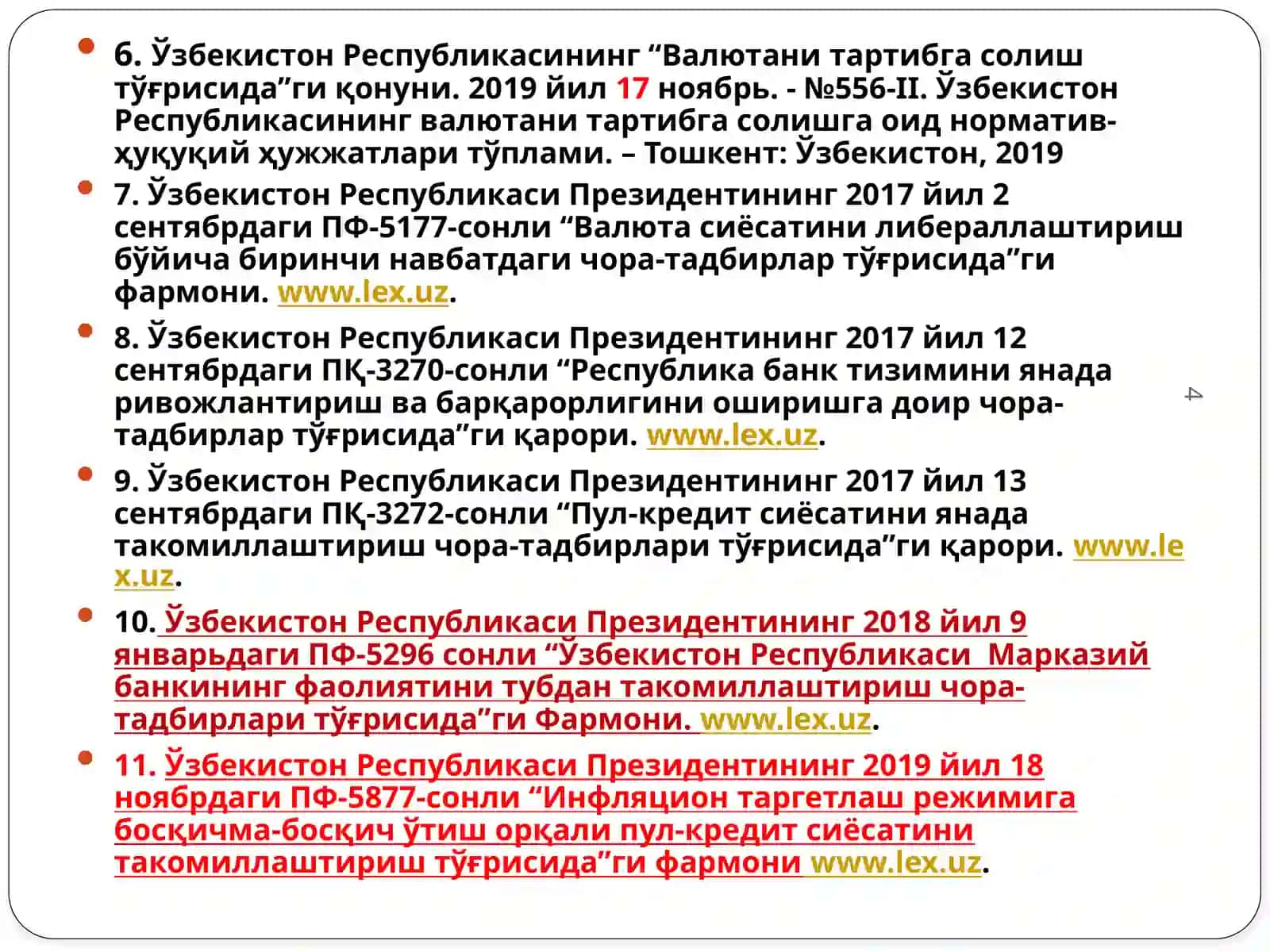 Марказий банк ва унинг функциялари 4