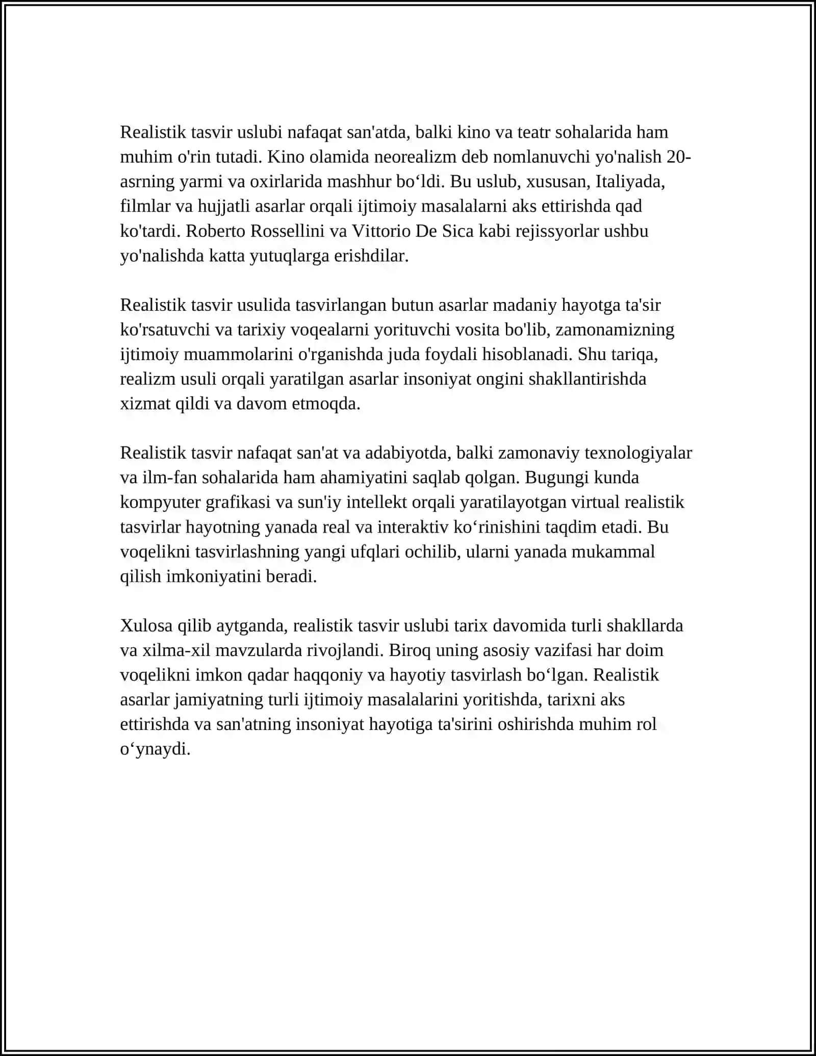 HOZIRGI O‘ZBEK QISSALARINING YETAKCHI XUSUSIYATLARI 4