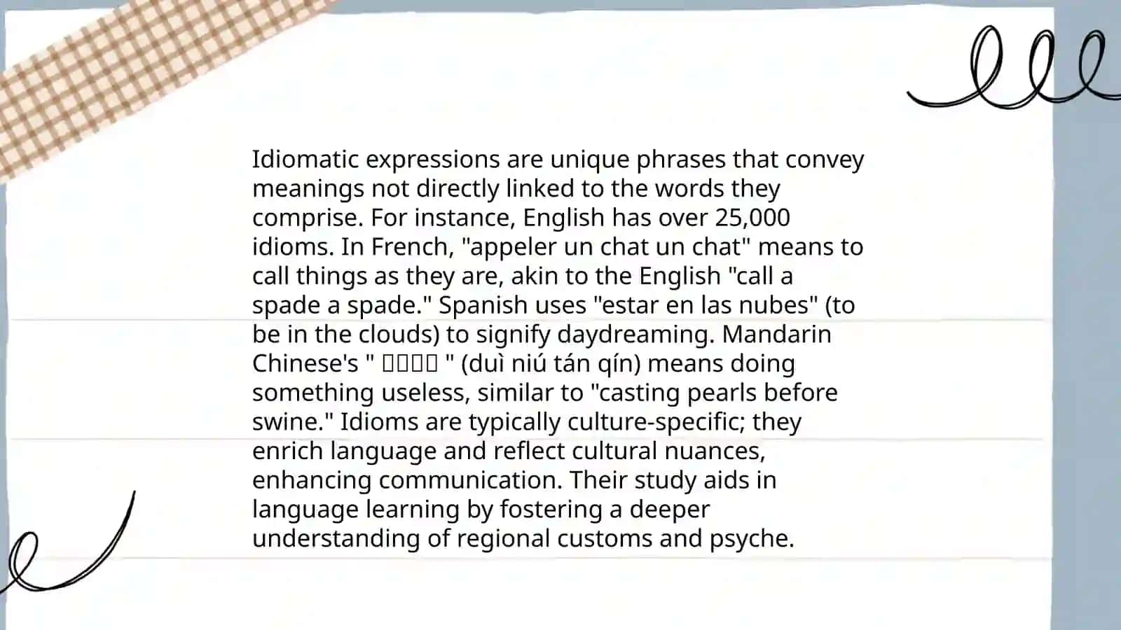 Idioms in Different Cultures 4