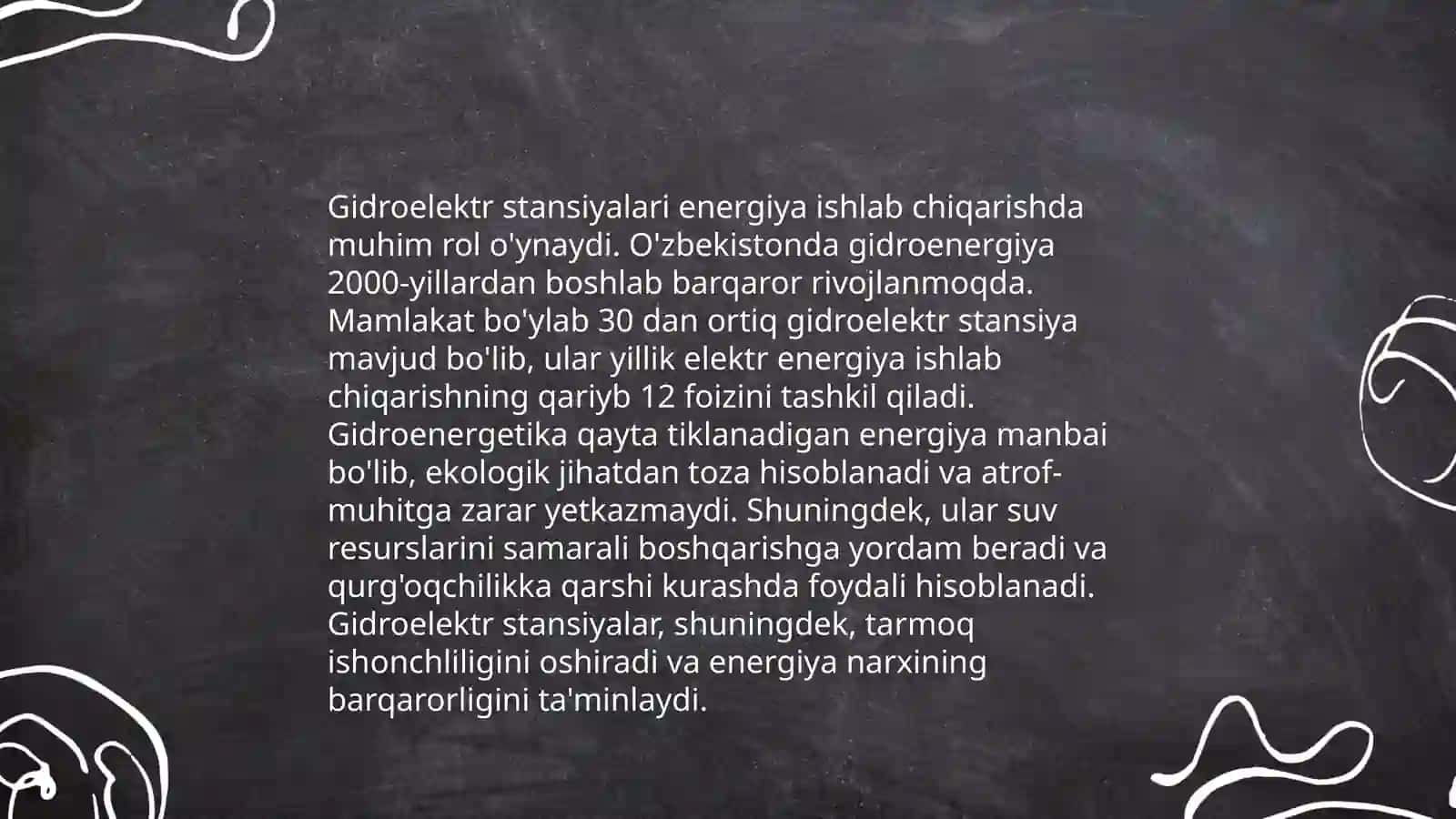 O'zbekistonda GES va IESlar tarixi 4