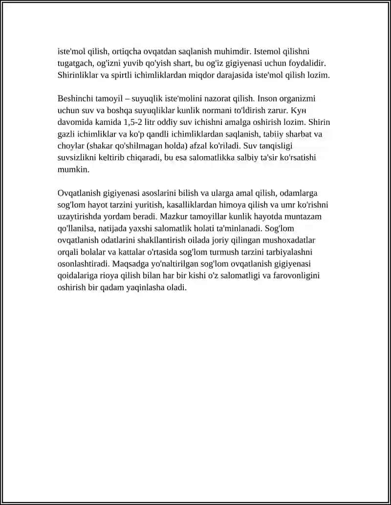 OVQATLANISH GIGIYENASI 4