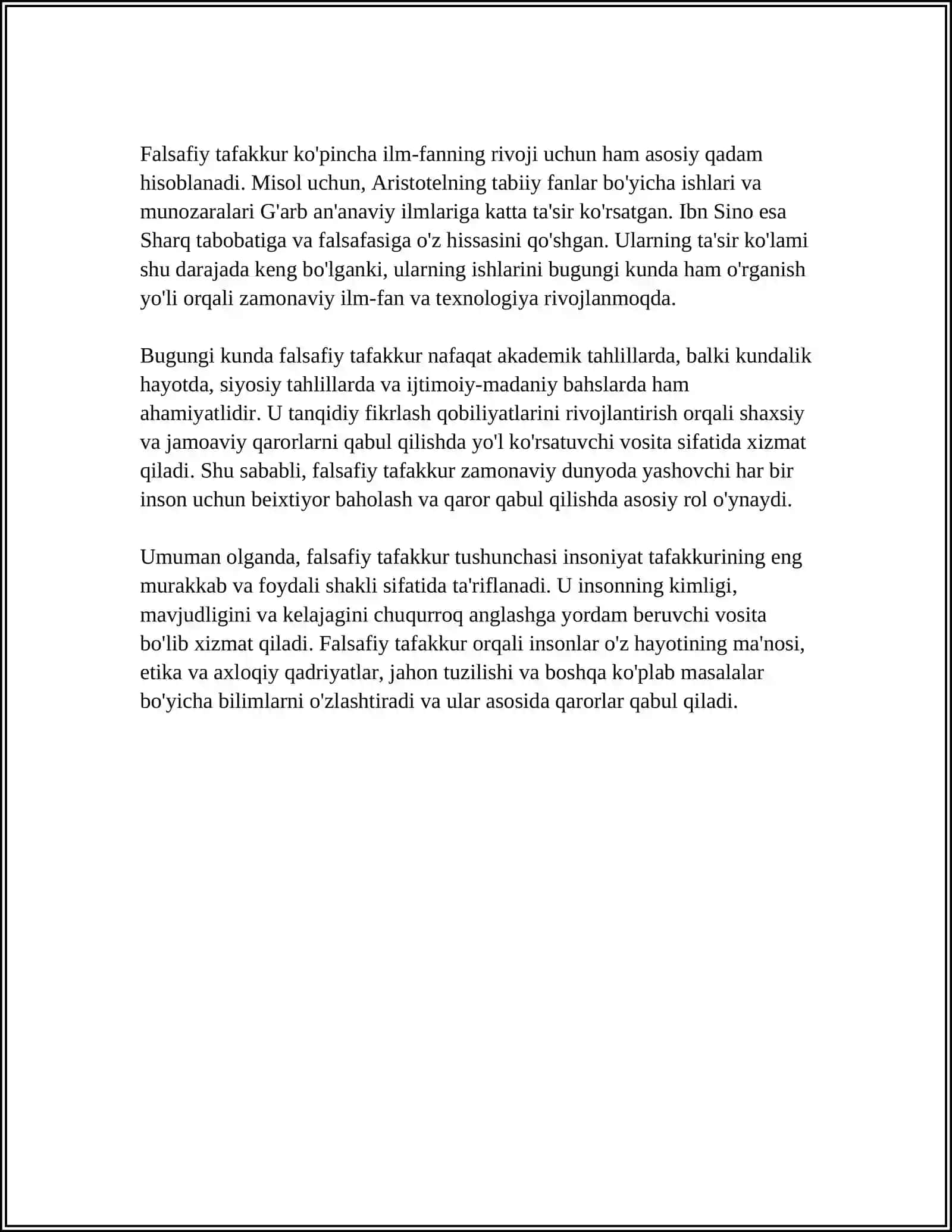MENING FALSAFIY DUNYOQARASHIM 4