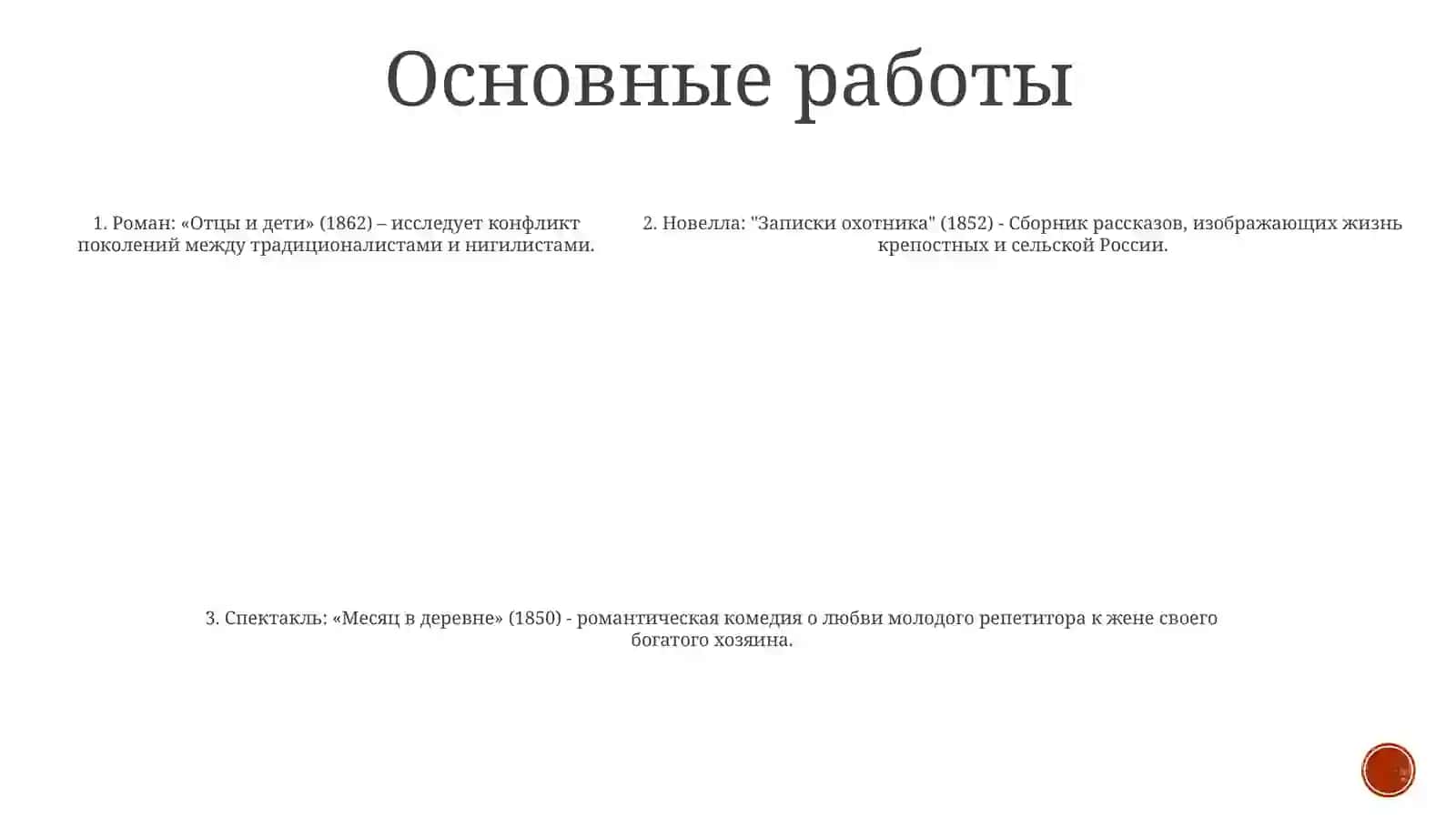 Жизнь И Творчество ИванаТургенова 4