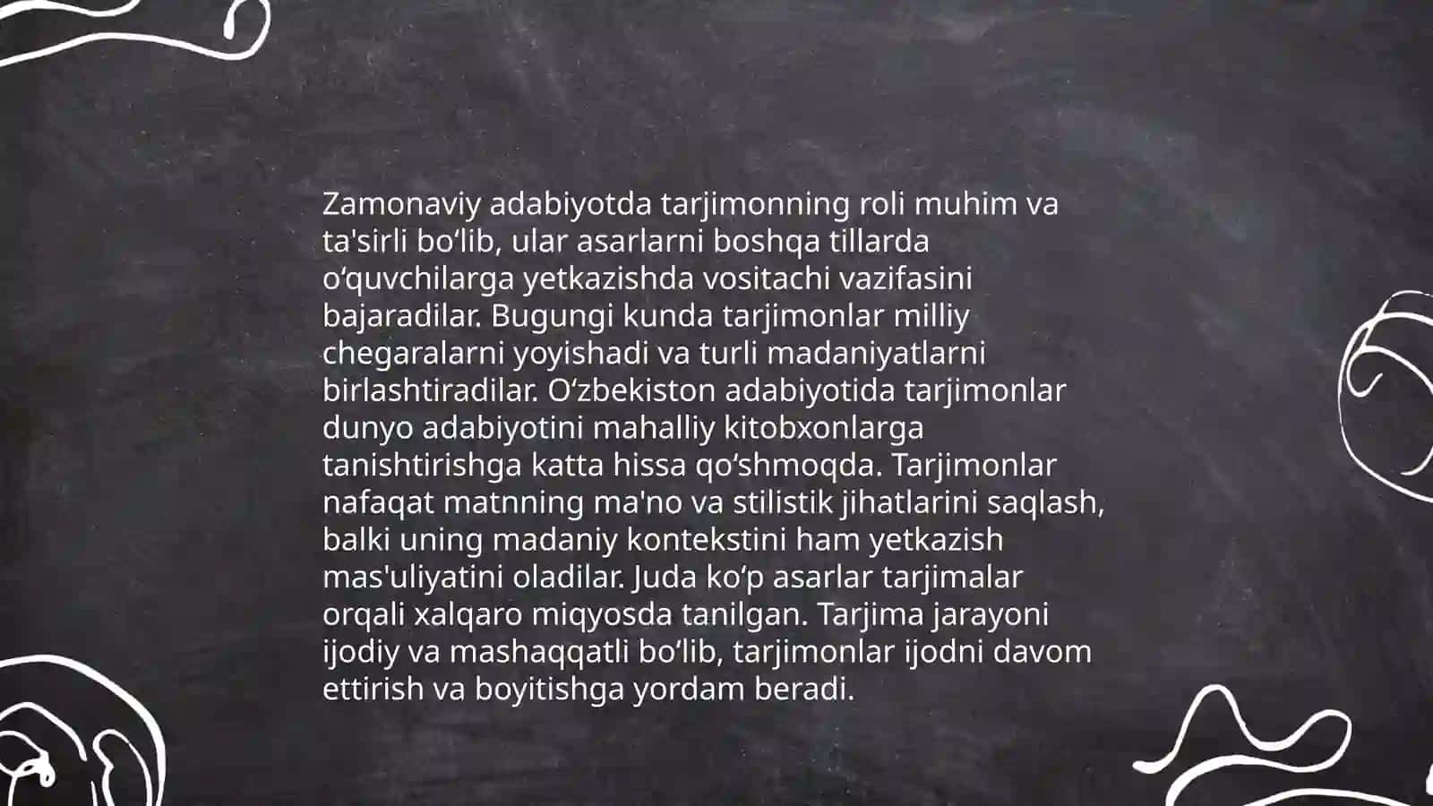 Tarjima va bugungi adabiy jarayon 4