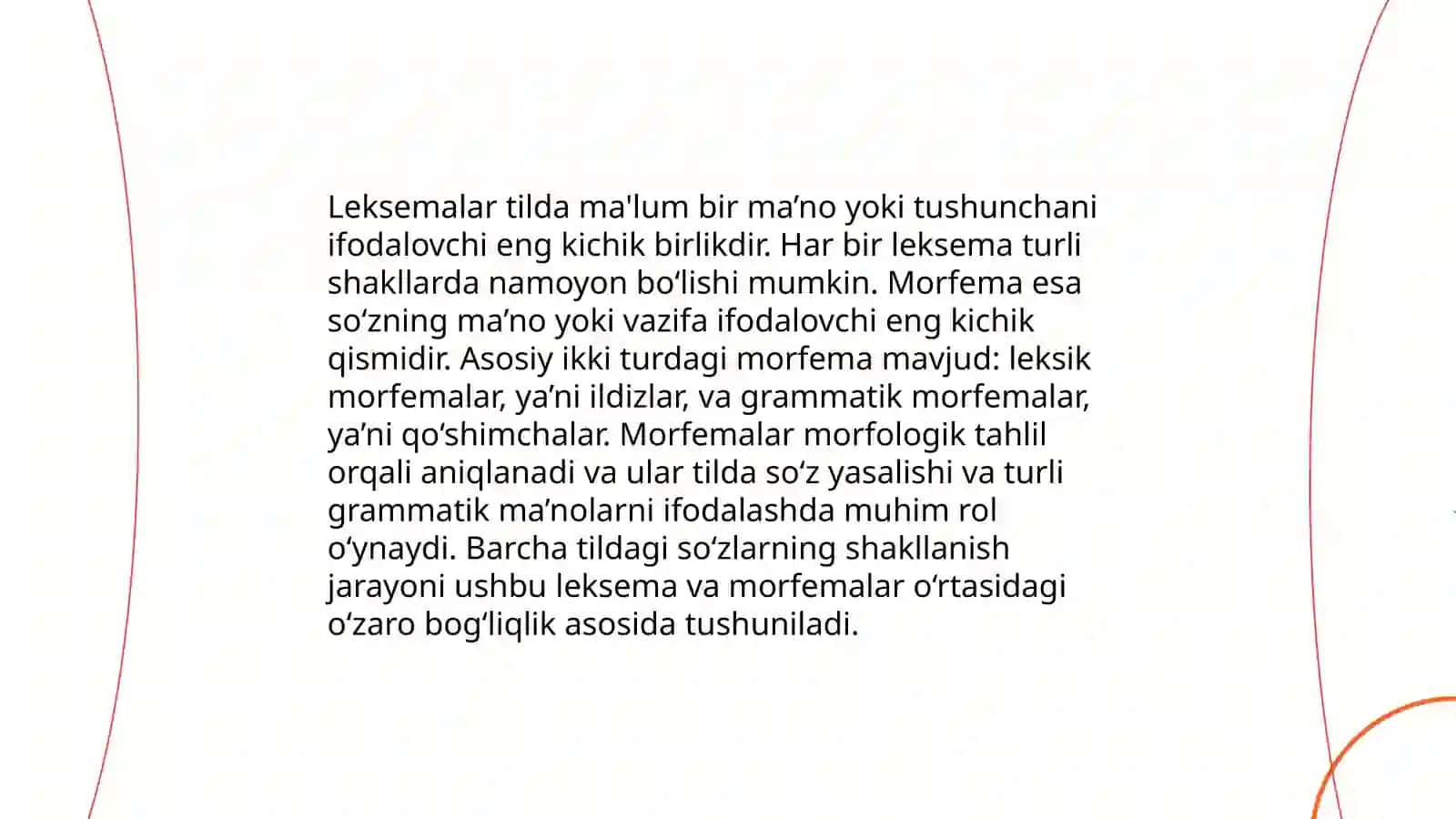 Morfema va uning turlari 4
