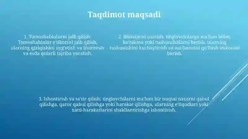 Taqdimot Tayyorlash 4