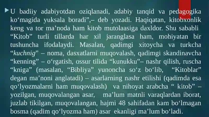 O`ZBEK BOLALAR KITOBXONLIGI TABIATI 4