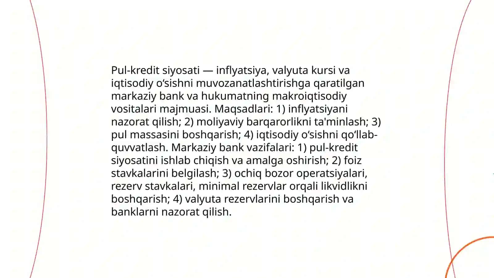 Davlatning iqtisodiy xavfsizlikni ta’minlash vazifalari 4