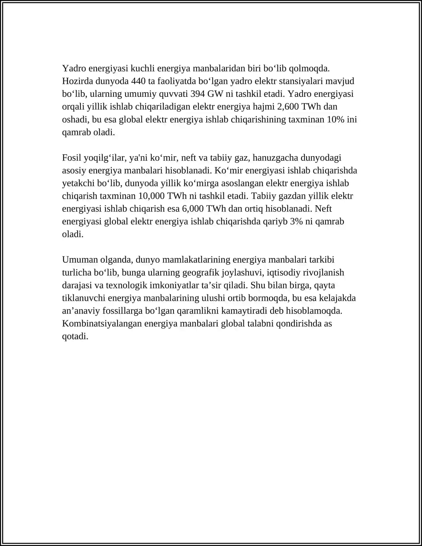 ENERGETIKA TIZIMI 4