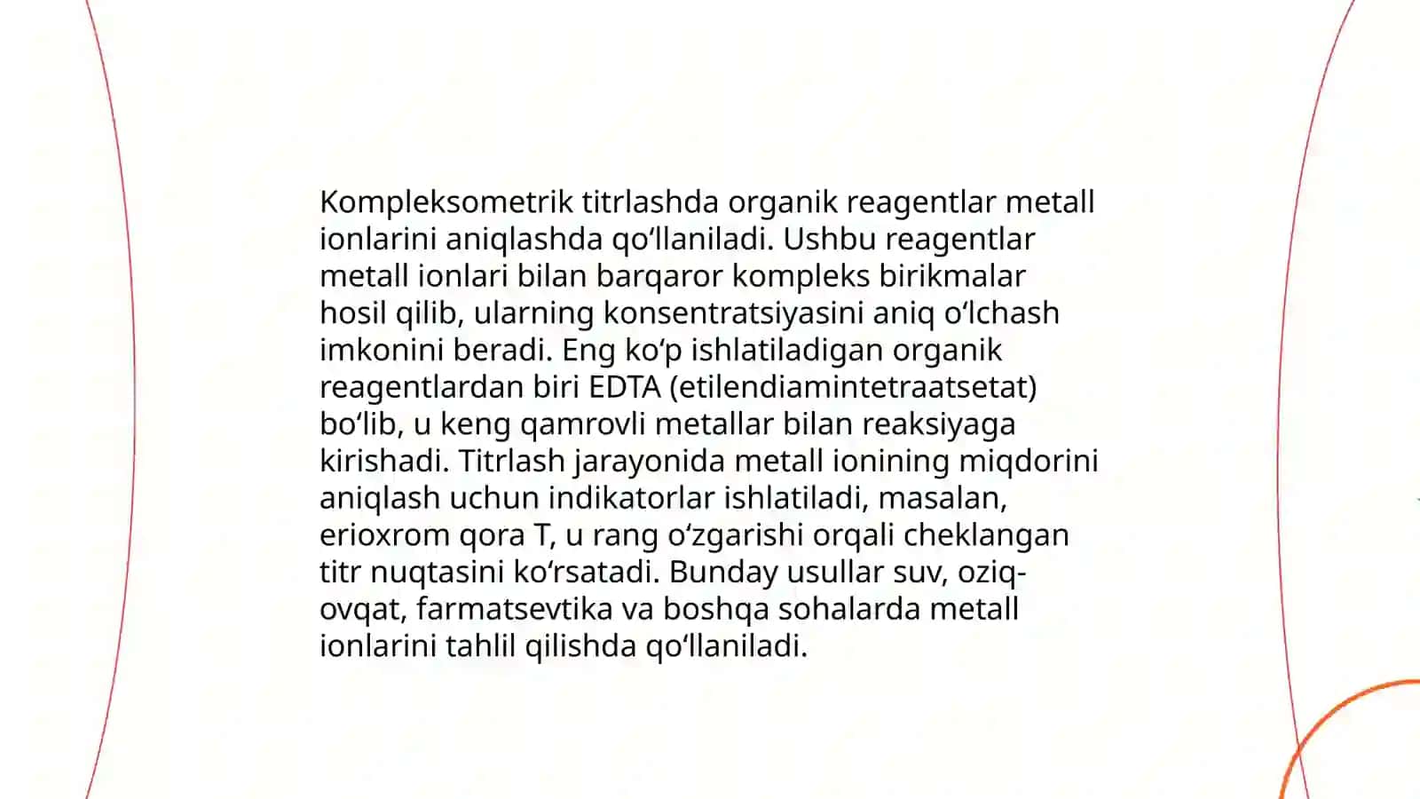 Analitik kimyoda organik reagentlarning qo'llanilishi 4