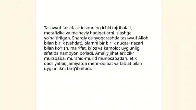 Tasavvuf ta'limotning sharq madaniyati 4
