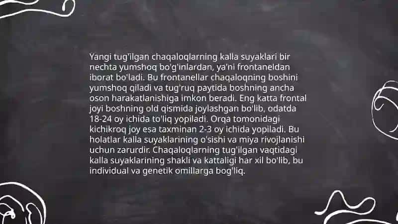Kalla suyagi va uning yoshga qarab oʻzgarishi 4
