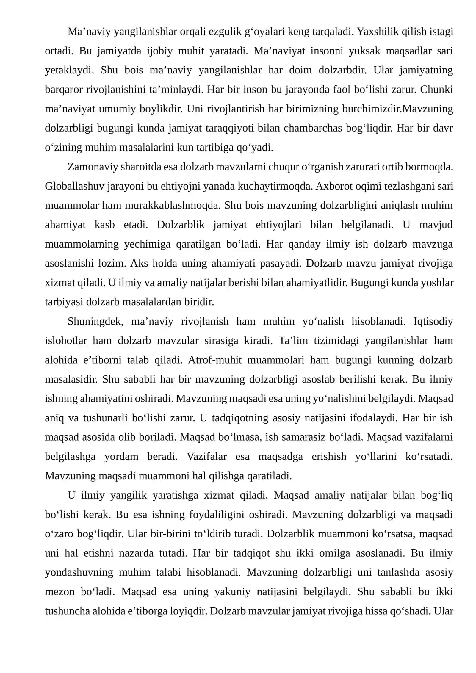 Yangi O‘zbekistonda amalga oshirilayotgan ma’naviy o‘zgarishlar. 4
