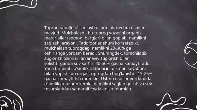 Tuproqlarni mulchalash 4
