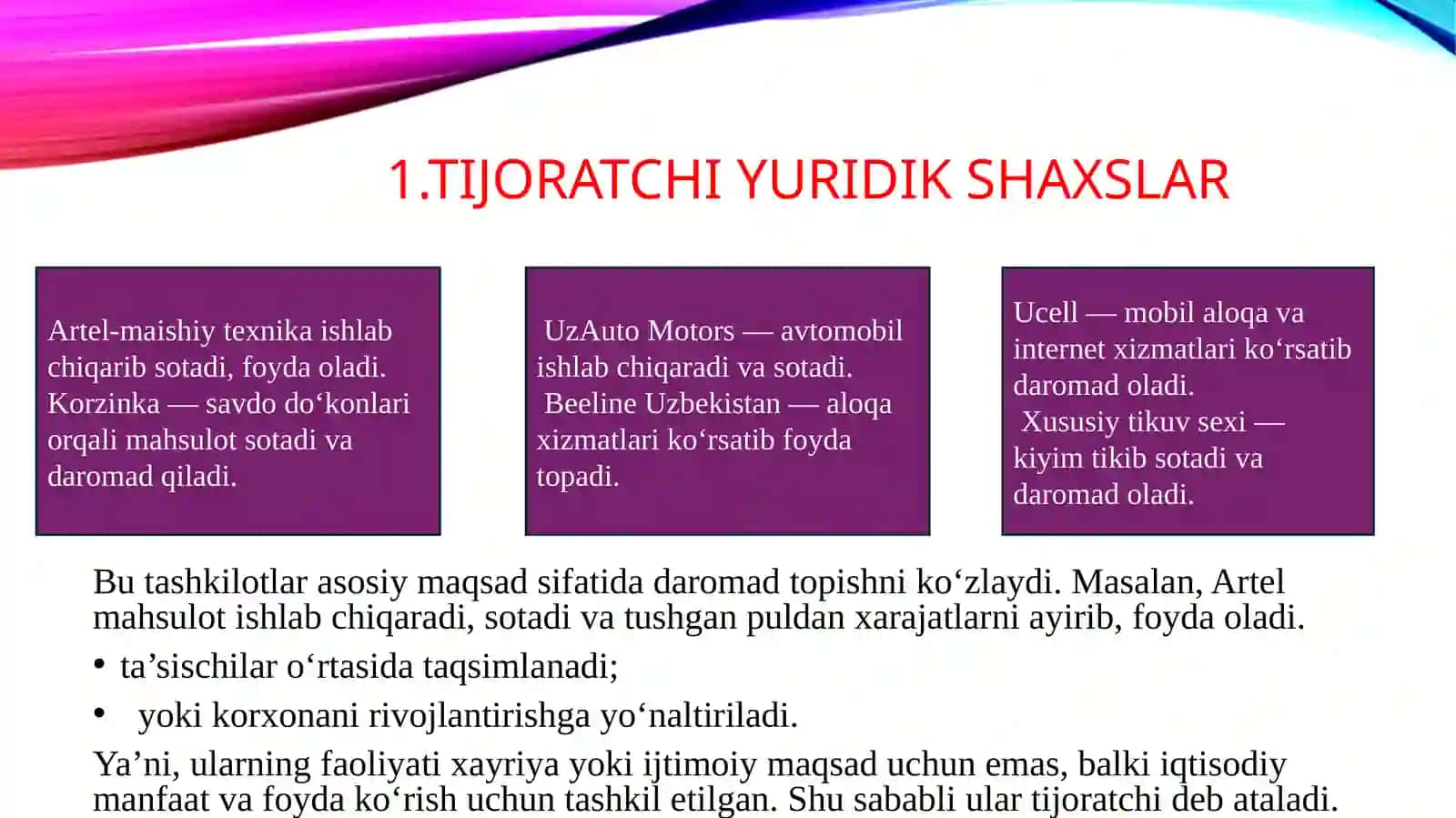 Tijoratchi yuridik shaxslar 4