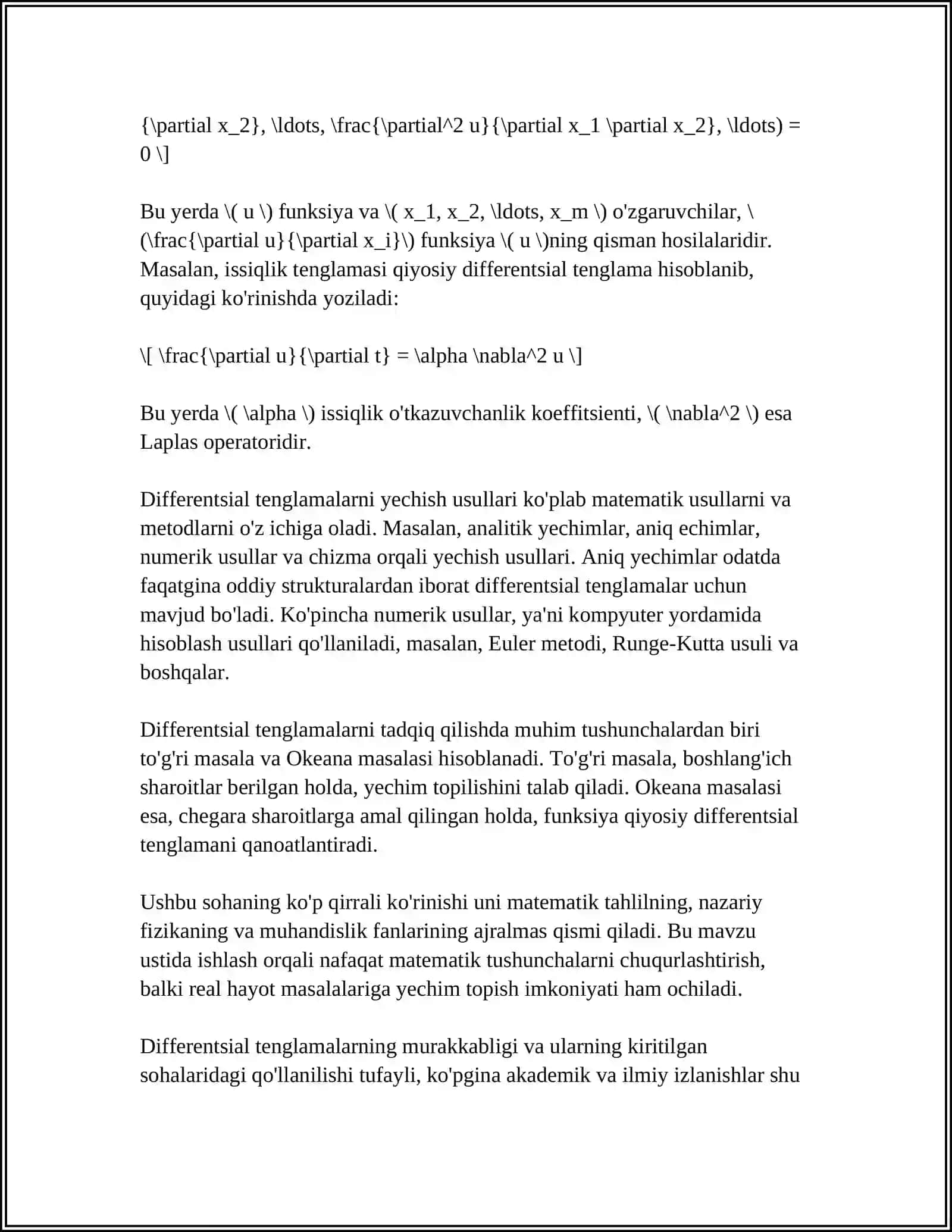 QATORLARNI TAQRIBIY HISOBLASHLARGA TATBIQLARI 4