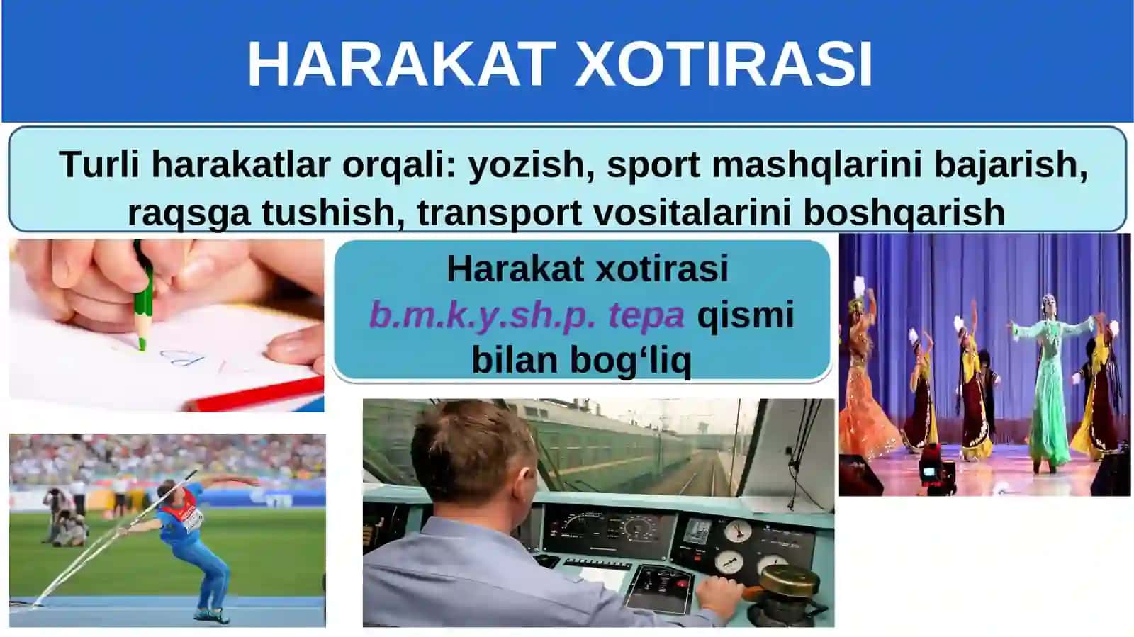 Xotira turlari va uning jarayonlari 4