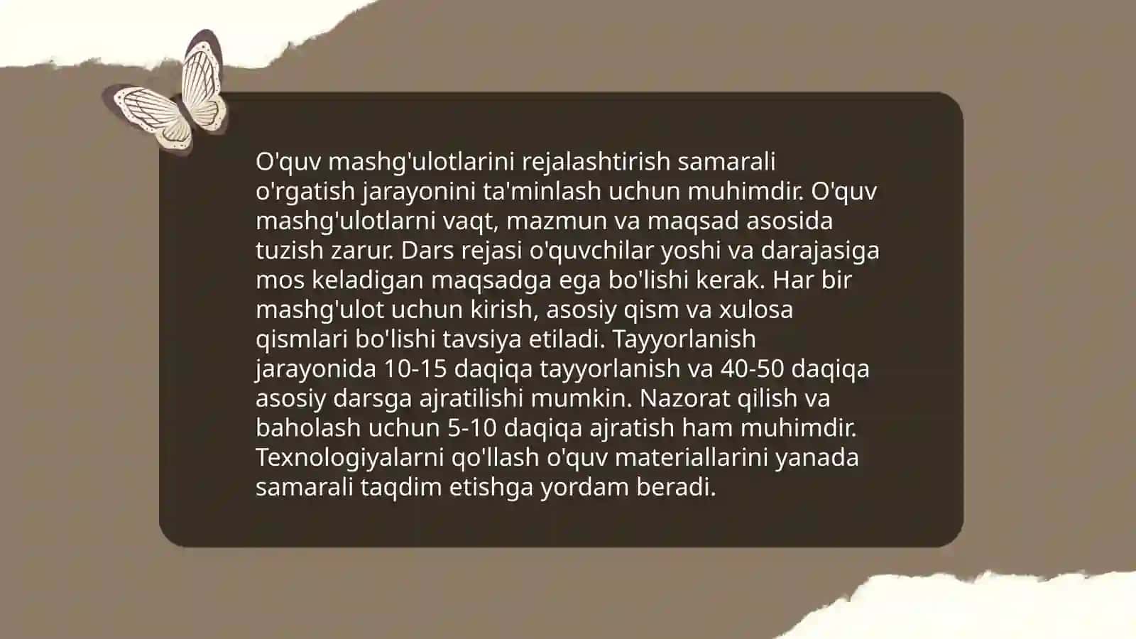 Ta'lim Texnologiyalari va O'qitish 4