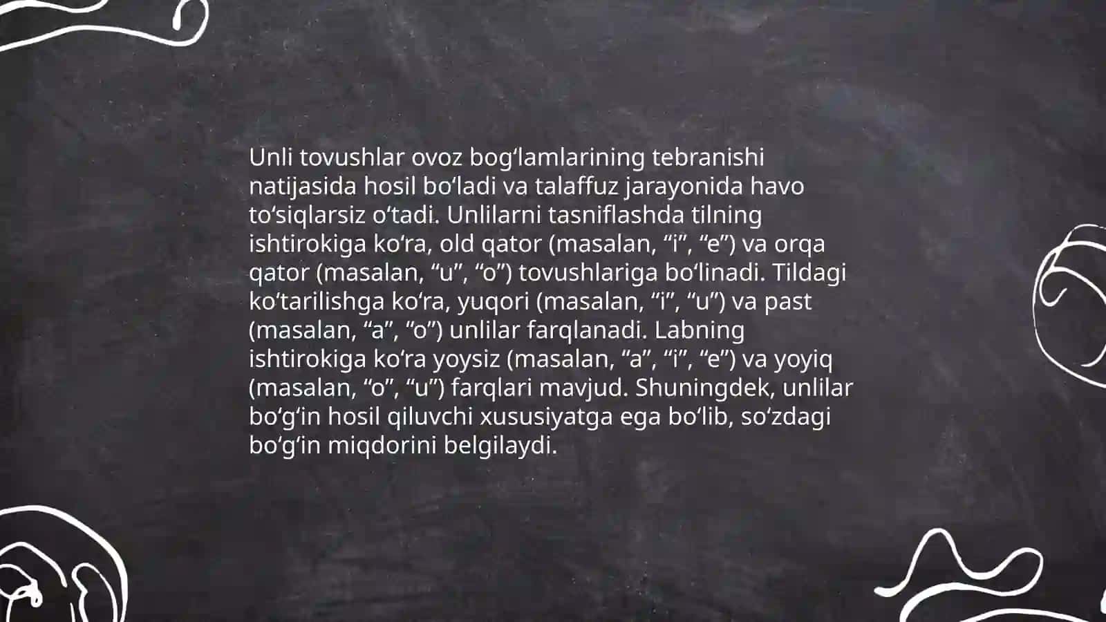 Unlilar imlosi 4