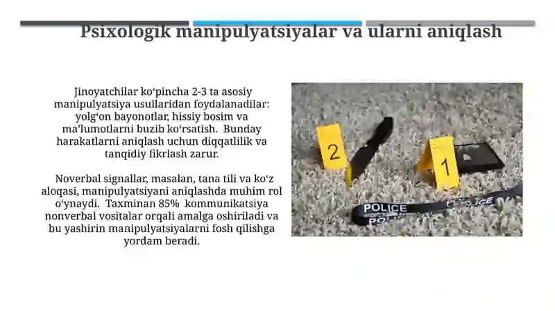Jinoyatni aniqlashning psixologik xususiyatlari 4