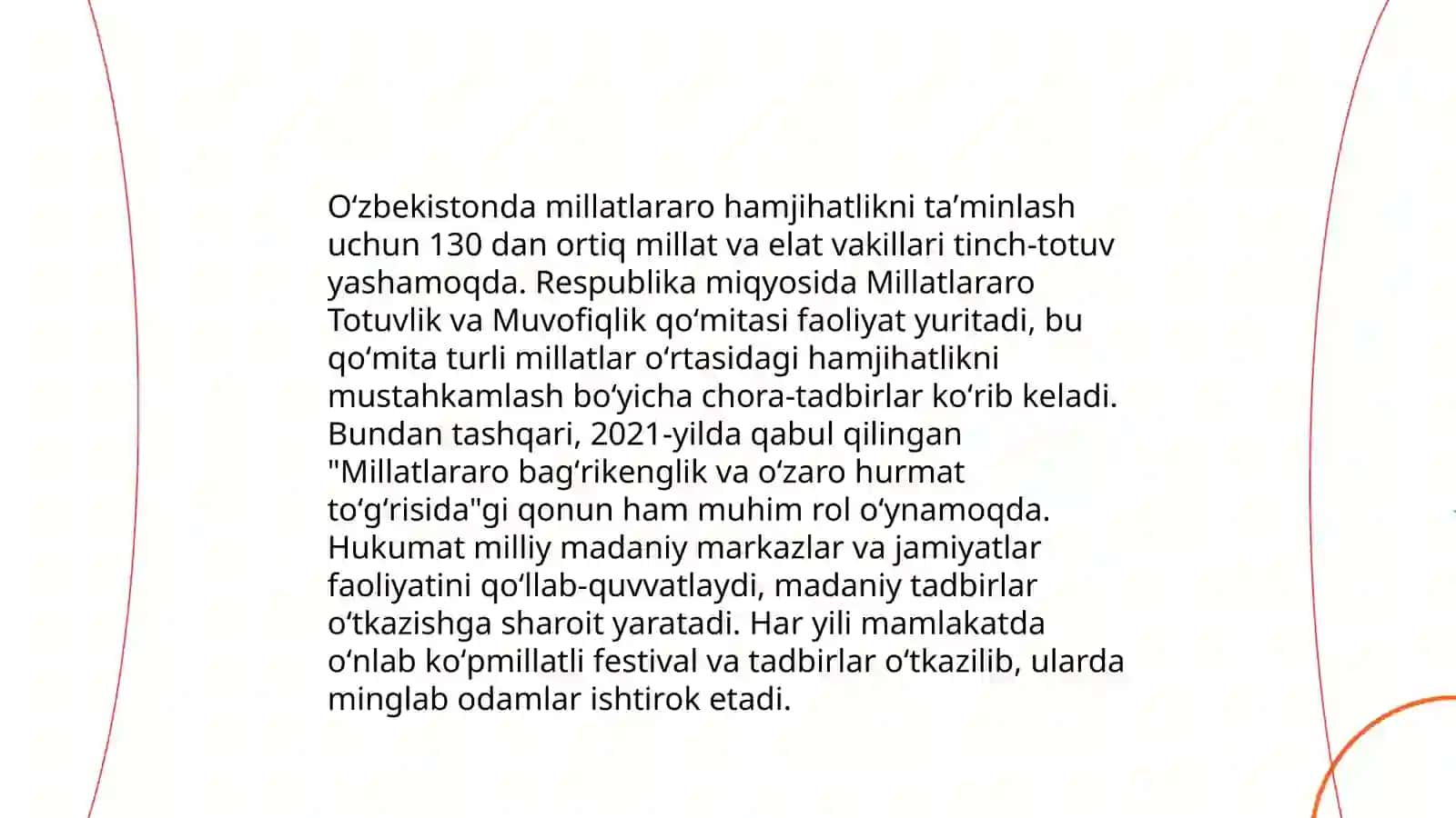 Oʻzbekistonda etnik va konfessiyalararo munosabatlar 4
