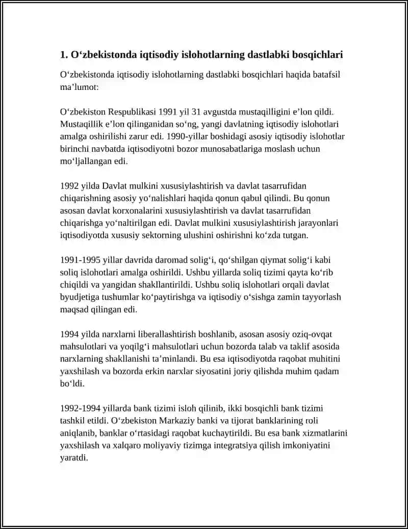 O‘ZBEKISTON RESPUBLIKASI OLIY TA’LIM FAN VA INNOVATSIYA VAZIRLIGI 4