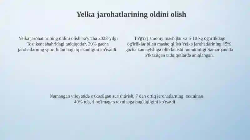 Rejalashtirish va reabilitatsiya 4