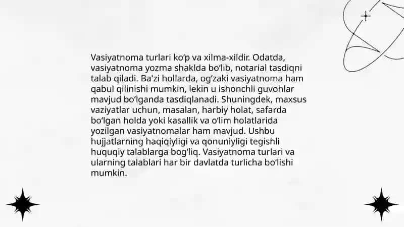 Vasiyatnoma 4