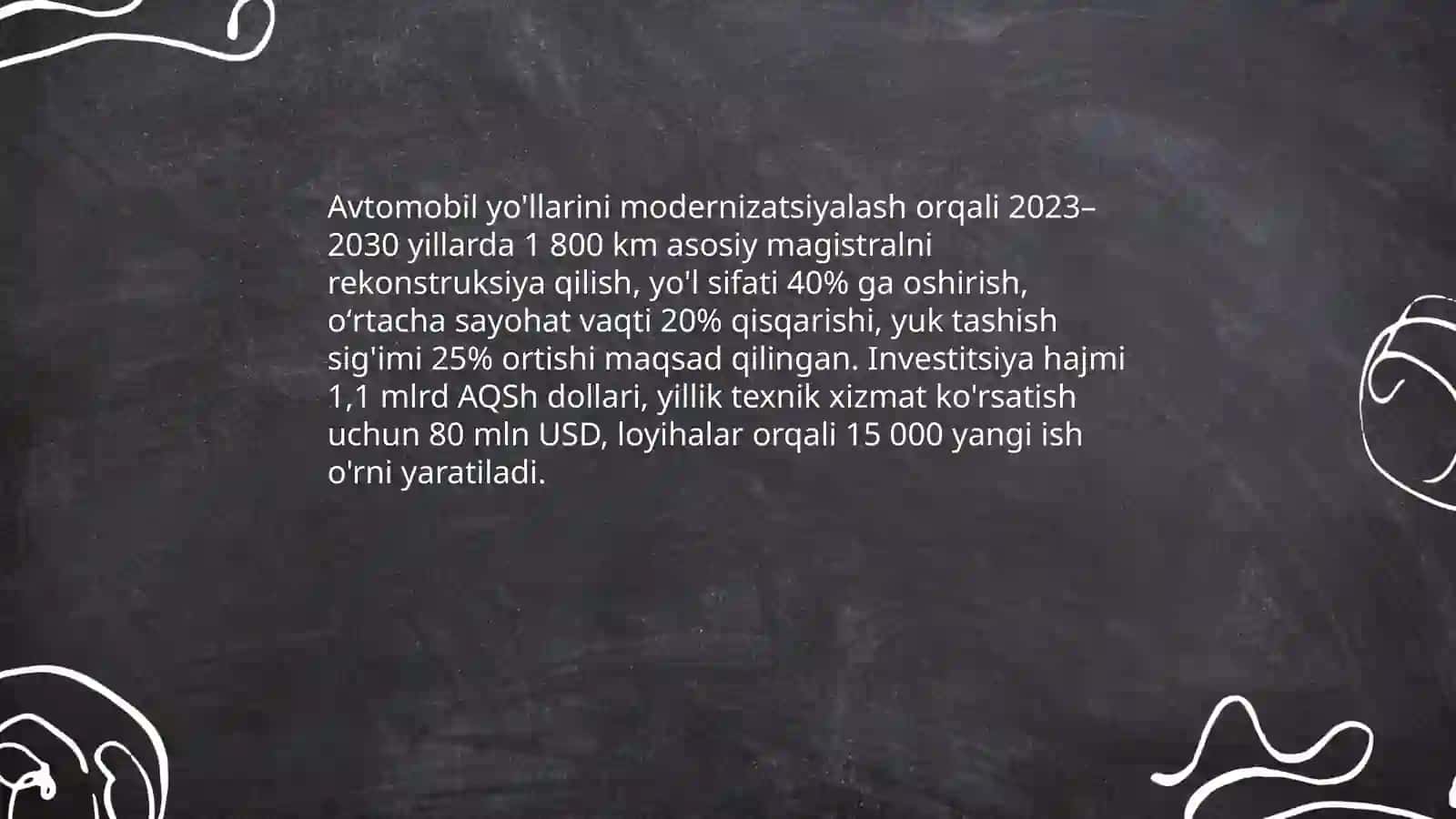 Transport yo'llari Iqtisodiy rivojlanish yo'llari 4