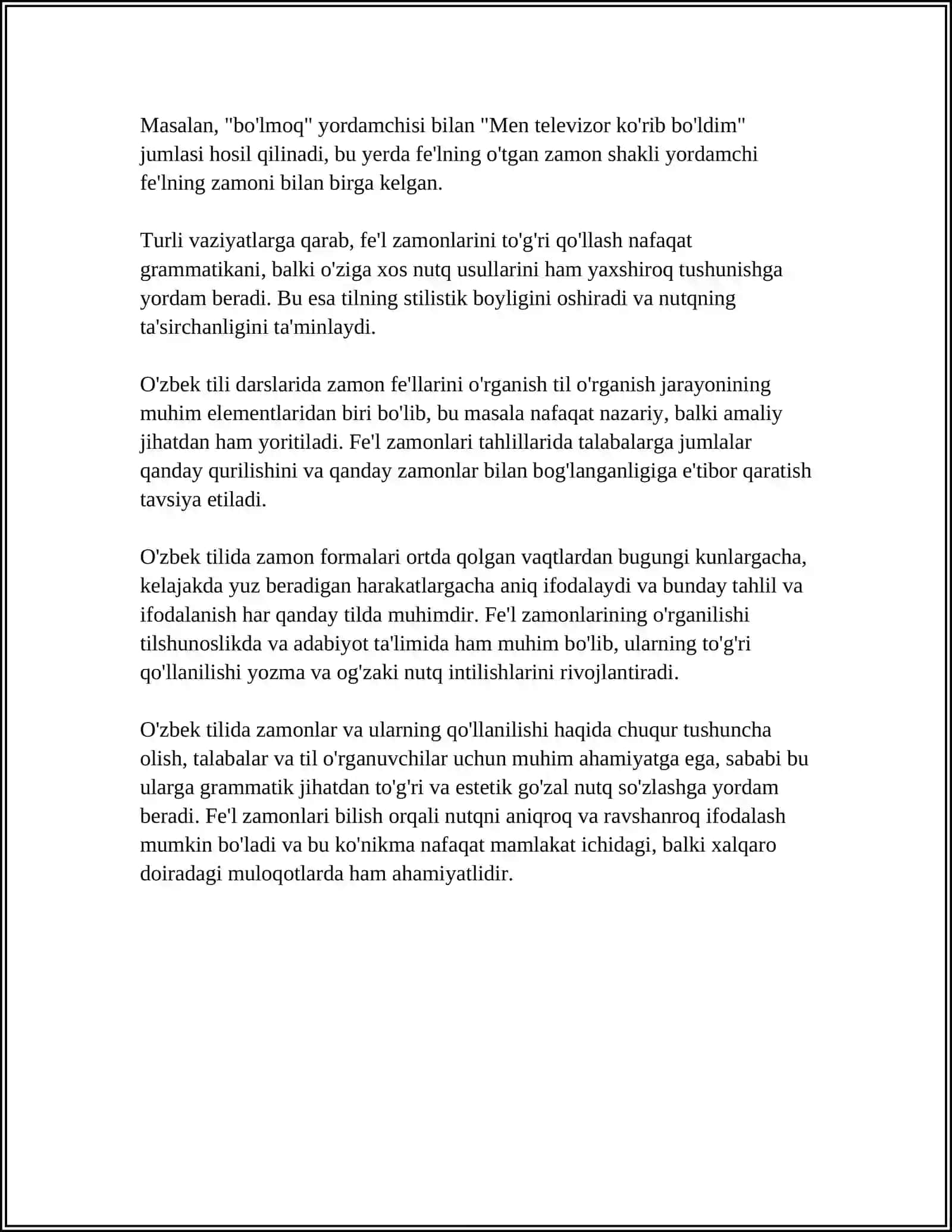 FEL ZAMONLAR 4