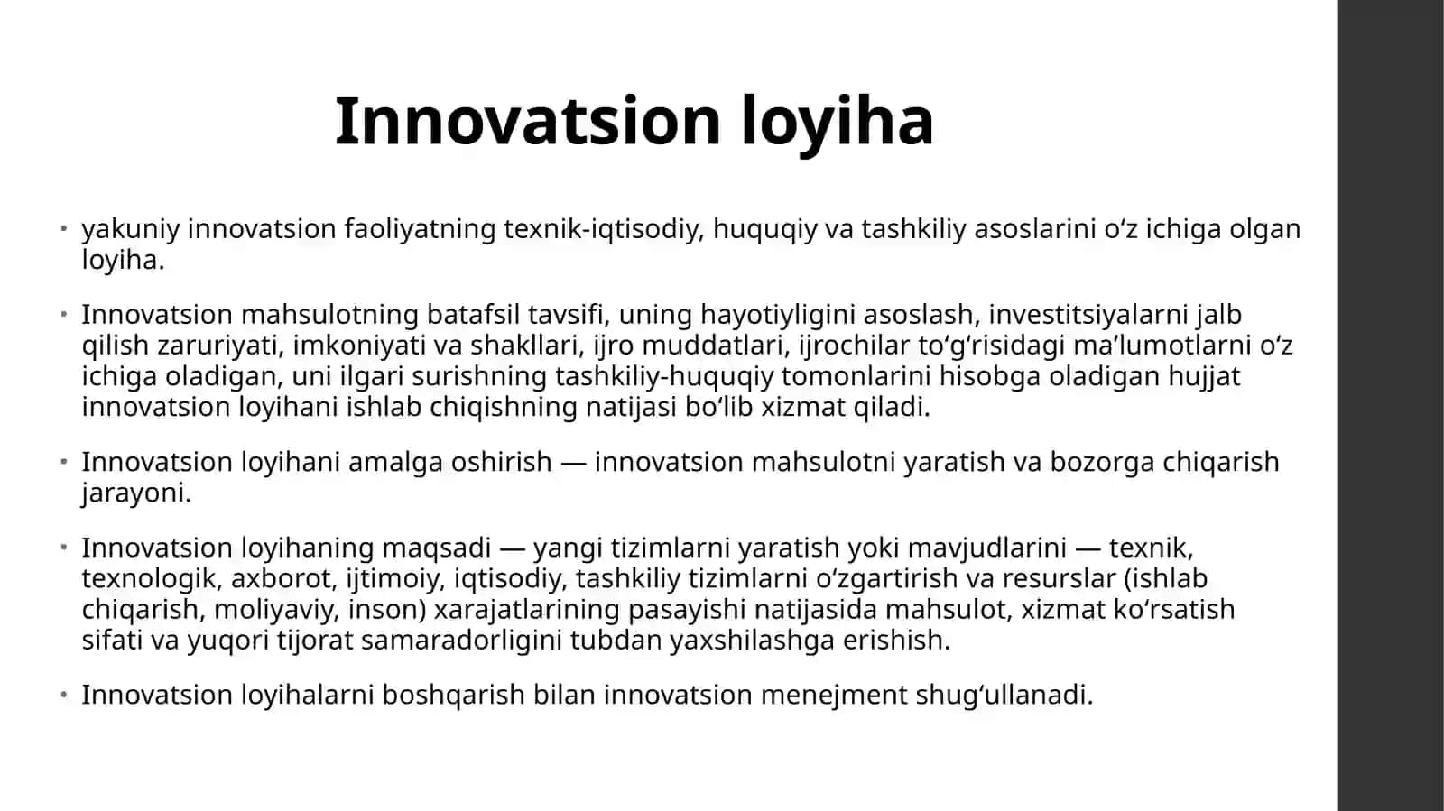 Innovatsion loyihalar 4