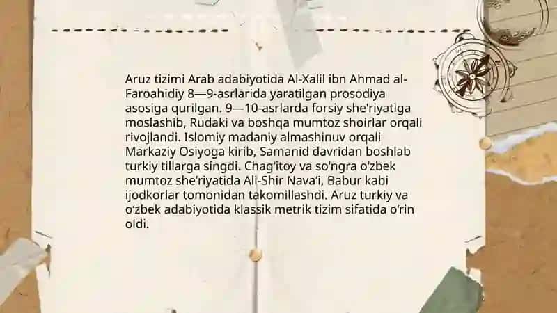 Aruz tizimi 4