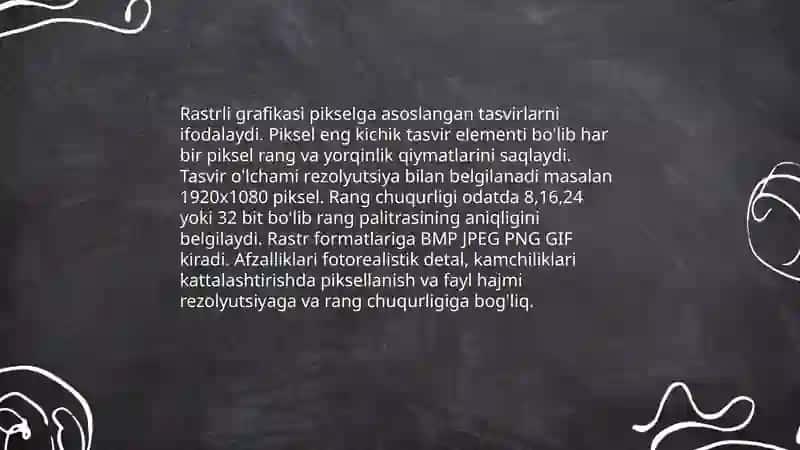 Kompyuter grafikasi turlari 4