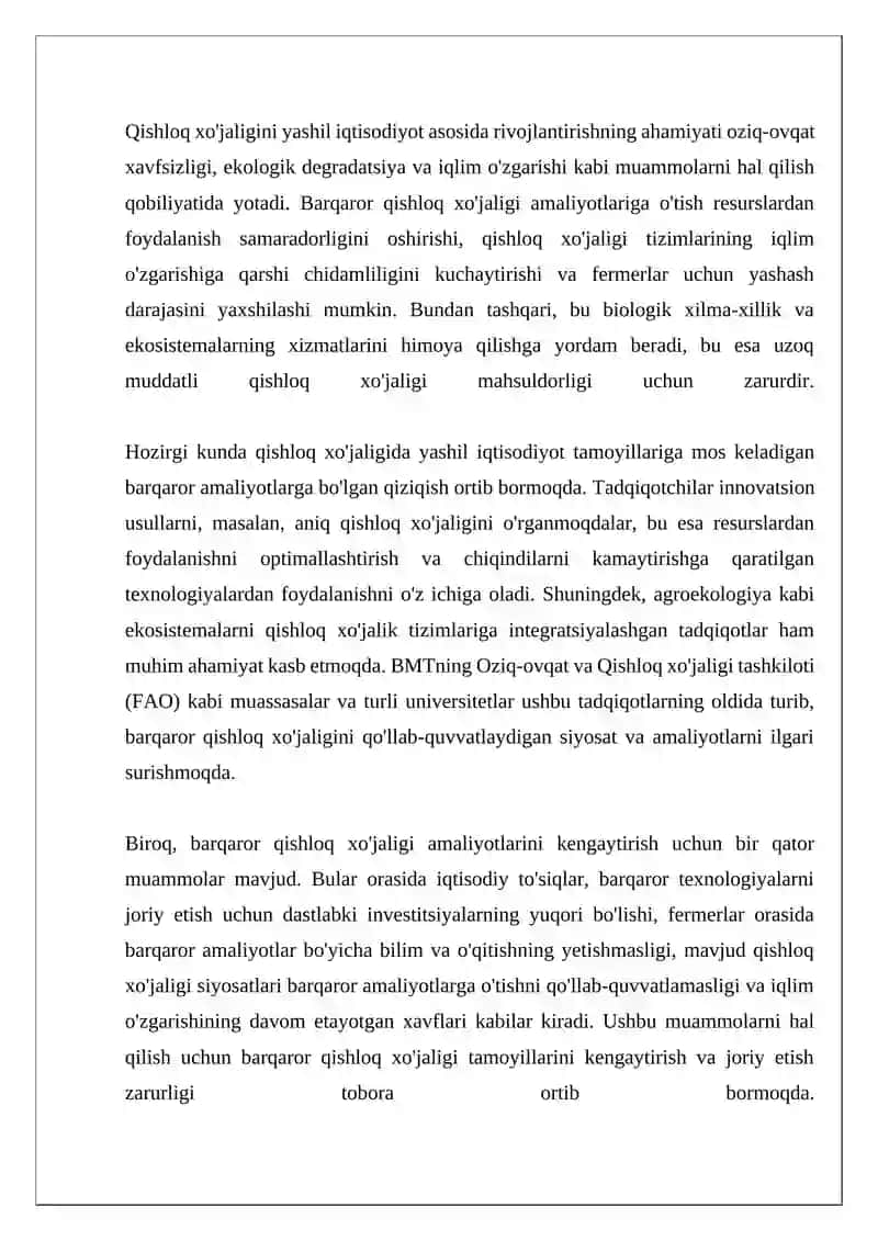 Yashil iqtisodiyot 4