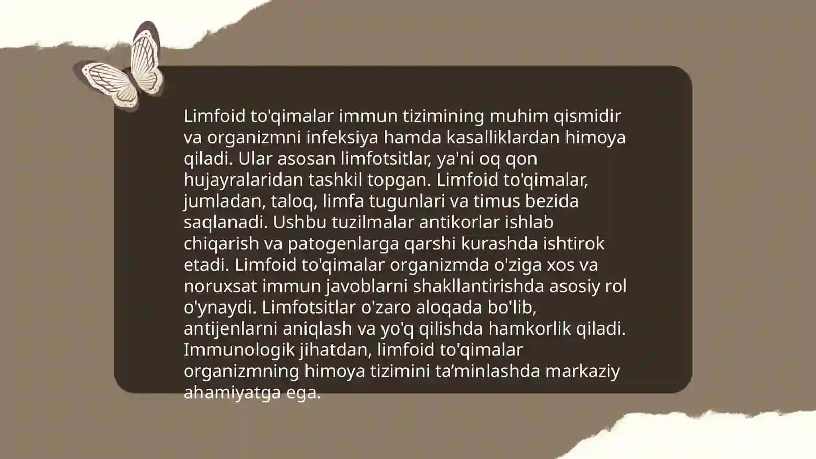 Hazim nayining limfoid tuzulmalari 4