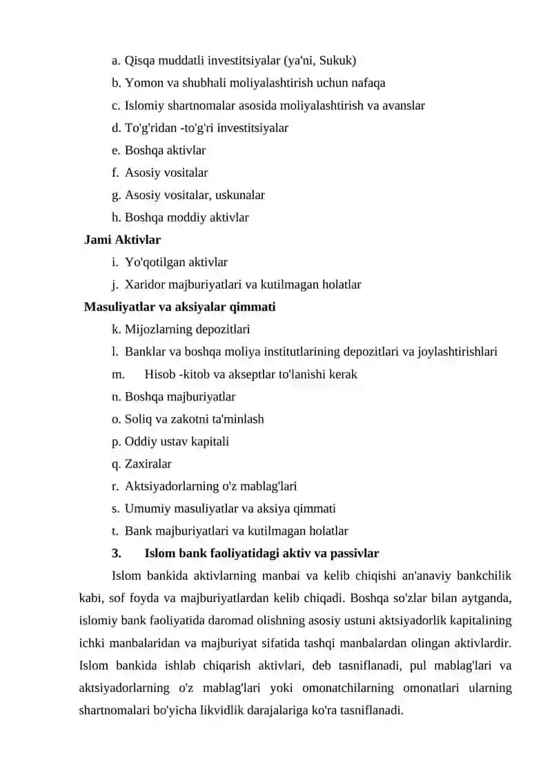 Islom banklarining depozit operatsiyalari 4