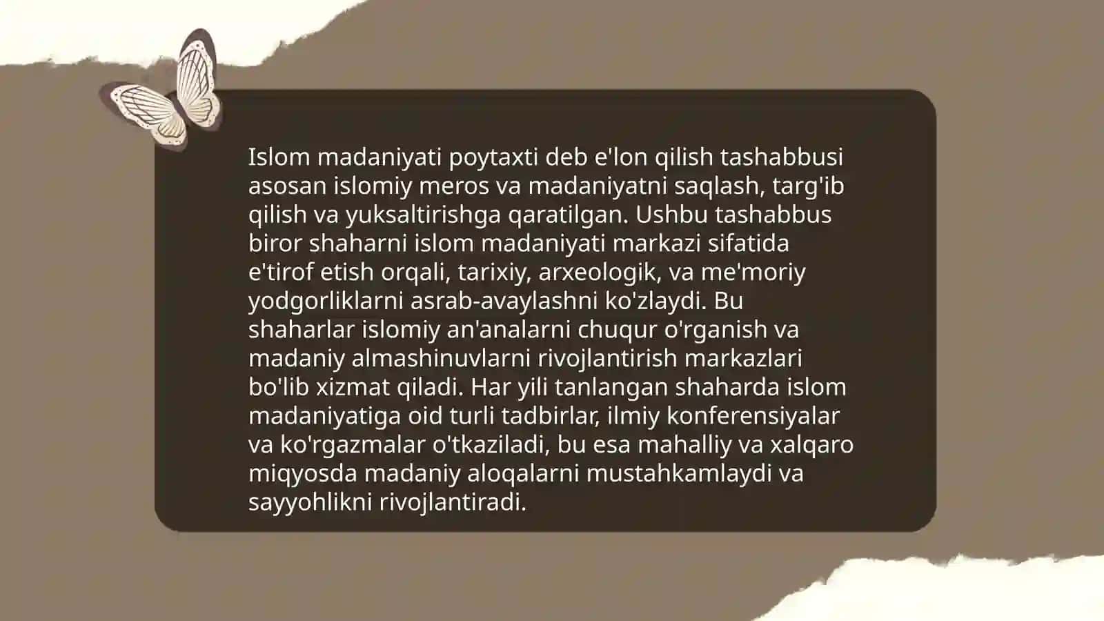 Islom madaniyati poytaxti 4