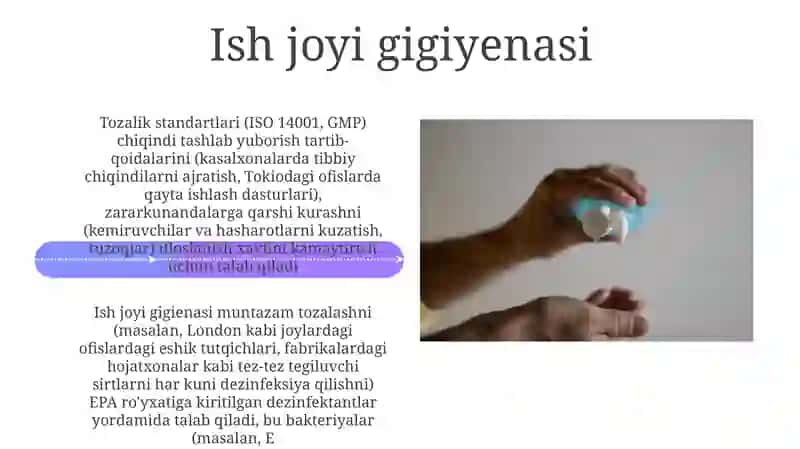 Tozalik va gigiyena 4