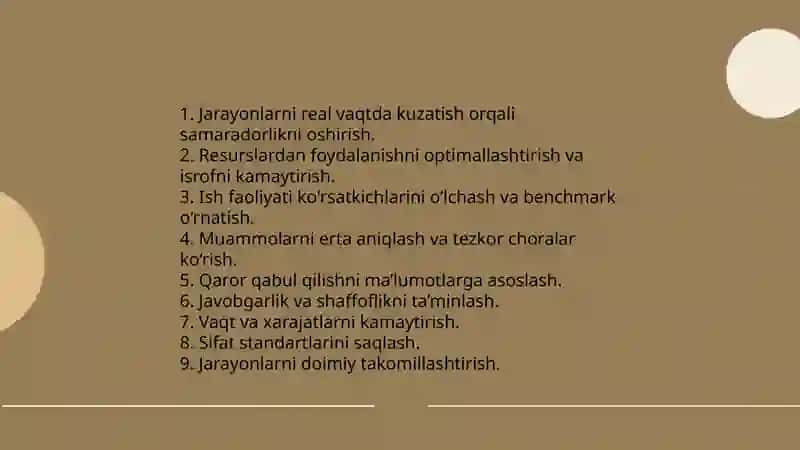 Monitoringning asosiy sabablari 4