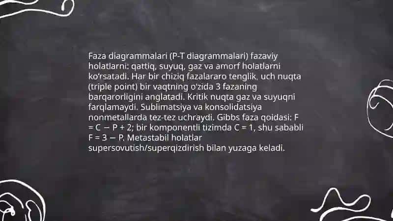 Metallmaslarning umumiy xossalari 4