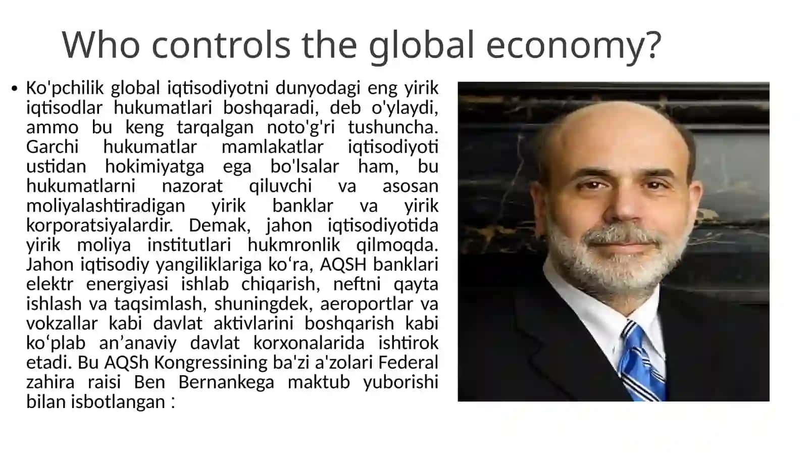 Essence of world economy 4