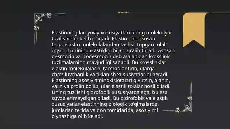 Elastin oqsili 4